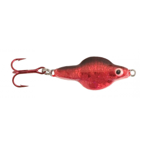 Image of Lindy Rattl'n Flyer Jigging Spoon | Red; 1/16 oz.