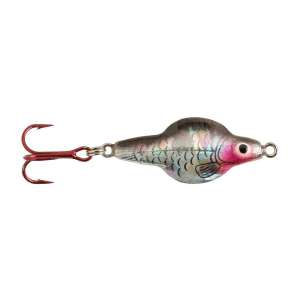 Image of Lindy Rattl'n Flyer Jigging Spoon | Silver Shiner; 1/16 oz.