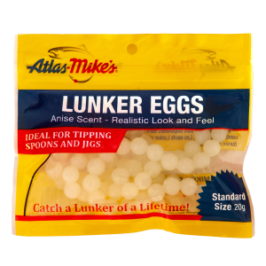 Image of Atlas Lunker Eggs | Glow; 8 mm