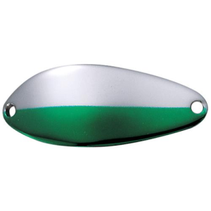 Image of ACME Tackle Little Cleo Spoon | Nickel Neon Green; 2/3 oz.