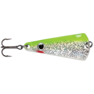 Image of VMC Tingler Spoon | Glow Chartreuse Shiner; 1/8 oz.