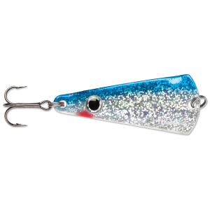 Image of VMC Tingler Spoon | Glow Blue Shiner; 1/16 oz.