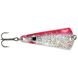 Image of VMC Tingler Spoon | Glow Red Shiner; 1/16 oz.