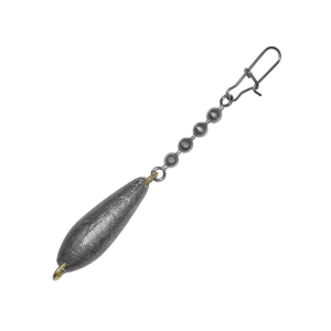 Image of Bullet Weights Trolling Sinkers with Chain and Snap | 1 oz.