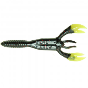 Image of Gene Larew Salt Craw | Black Neon-Chartreuse; 4 in.