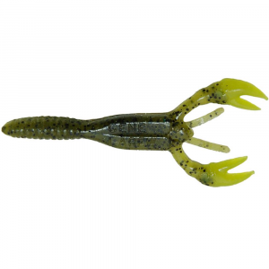 Image of Gene Larew Salt Craw | Watermelon Pepper-Chartreuse; 4 in.