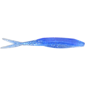 Image of Zoom Super Fluke Jr. | Chrome Blue; 4 in.