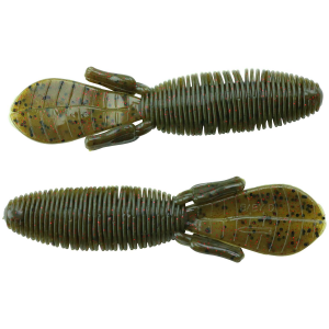 Image of Missile Baits Baby D Bomb Soft Bait | Green Pumpkin Red; 3.65 in.