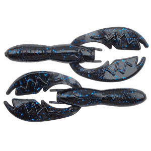 Image of NetBait BaitFuel Infused Baby Paca Craw Soft Bait | Black Blue Flake; 3 3/4 in.