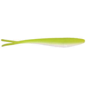 Image of Kalin's Sizmic Jerk Minnow | White/Chartreuse; 5 in.