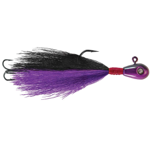 Image of Kalin's Google Eye Hair Jig | Black-Purple; 1/4 oz.