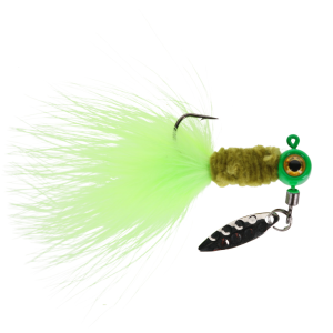 Image of Strike King Mr. Crappie Maribou Sausage Spin | Tater Head; 1/16 oz.