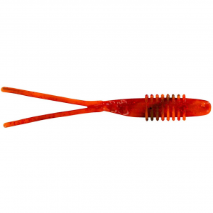 Image of Big Bite Baits Kamikaze Swimon Split Tail | Green Pumpkin Flamethrower; 4.25 in.