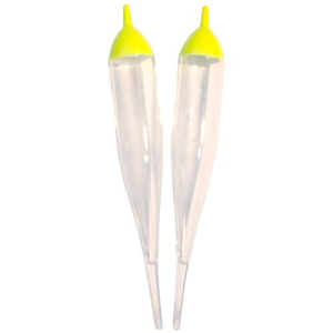 Image of Blackbird by Redwing Tackle Phantom Floats | Chartreuse/Clear; 3.0