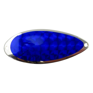 Image of ACME Tackle Little Cleo Spoon | Blue Silver Foil; 1/3 oz.