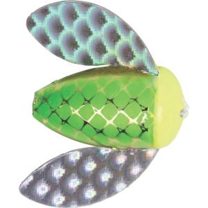Image of Worden's Spin-N-Glo | Mylar Wings - Metallic Gold Lime; 6