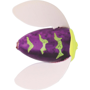 Image of Worden's Spin-N-Glo | White Wings - Metallic Purple Chartreuse Tiger; 6