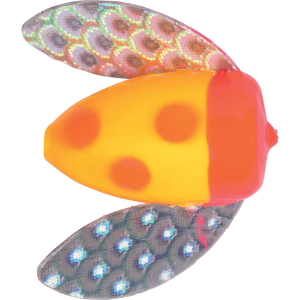 Image of Worden's Spin-N-Glo | Mylar Wings - Orange Clown; 6