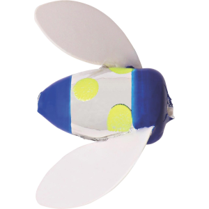Image of Worden's Spin-N-Glo | White Wings - Double Trouble UV Blue; 6