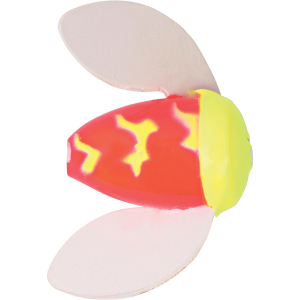 Image of Worden's Spin-N-Glo | White Wings - Red Chartreuse Tiger; 8