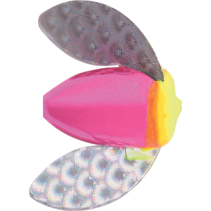 Image of Worden's Spin-N-Glo | Mylar Wings - Cerise Chartreuse Head; 10