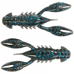 Image of Z-Man TRD CrawZ Soft Bait | Black/Blue; 2.5 in.