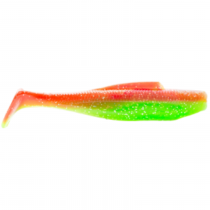 Image of Z-Man DieZel MinnowZ Soft Swimbait | Nuked Chicken Glow; 4 in.