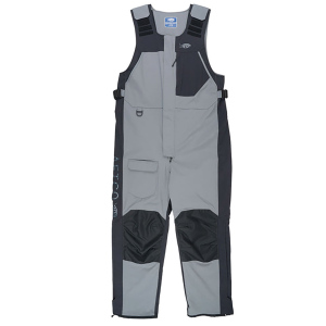 Image of AFTCO Men's Hydronaut Heavy-Duty Bibs | Gun Metal; 2XL
