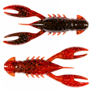 Image of Z-Man Pro CrawZ Soft Bait | Hot Craw; 3 1/2 in.