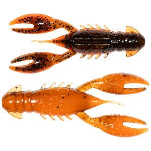 Image of Z-Man Pro CrawZ Soft Bait | Green Pumpkin Orange; 3 1/2 in.