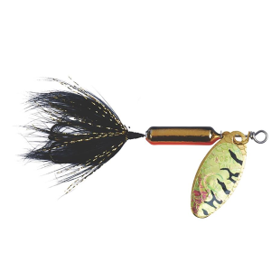 Image of Worden's Original Rooster Tail | Gold Flame Tiger; 1/8 oz.