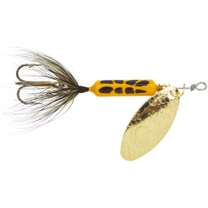Image of Worden's Original Rooster Tail | Yellow Coachdog; 3/8 oz.