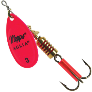Image of Mepps Plain Aglia Spinner | Hot Pink; 1/4 oz.
