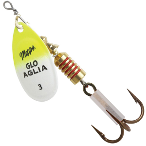 Image of Mepps Plain Aglia Spinner | Glo Chartreuse; 1/6 oz.