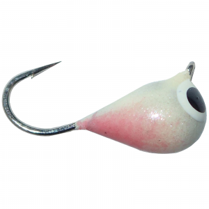 Image of Fiskas Hand-Painted Wolfram Tungsten Jig | Pearl Orange Glow; 6 mm