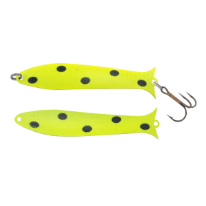 Image of Thomas Speedy Shiner Spoon | Chartreuse/Dots; 1/6 oz.