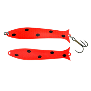 Image of Thomas Speedy Shiner Spoon | Neon Red/Dots; 1/6 oz.