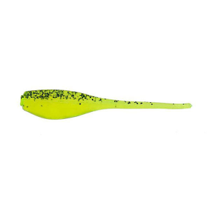 Image of Bobby Garland Baby Shad | Chartreuse Black Pepper; 2 in.