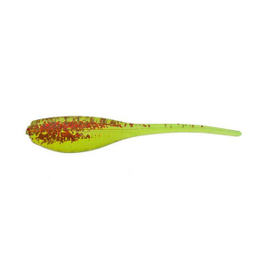 Image of Bobby Garland Baby Shad | Chartreuse Red Glitter; 2 in.
