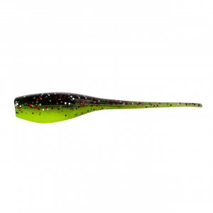 Image of Bobby Garland Baby Shad | Licorice-Chartreuse Pearl; 2 in.