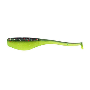 Image of Bobby Garland Baby Shad Swim'R | Licorice/Chartreuse Pearl; 2 1/4 in.