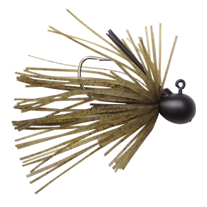 Image of Keitech Guard Spin Jig | Green Pumpkin; 5/32 oz.