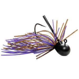 Image of Keitech Guard Spin Jig | Brown Purple; 1/8 oz.