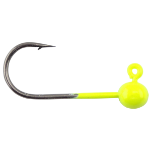Image of VooDoo Custom Tackle Round Jig Heads | Green Chartreuse; 1/16 oz.