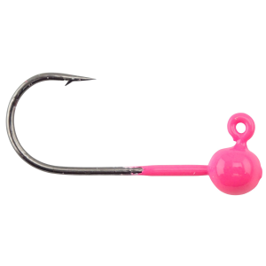 Image of VooDoo Custom Tackle Round Jig Heads | Hot Pink; 1/64 oz.