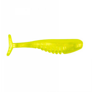 Image of Bobby Garland Itty Bit Slab Hunt'R Soft Bait | Pearl Chartreuse; 1 1/4 in.