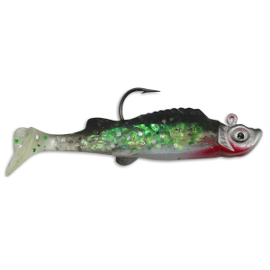 Image of Northland Mimic Minnow Shad Jigs | Silver Shiner; 1/4 oz.