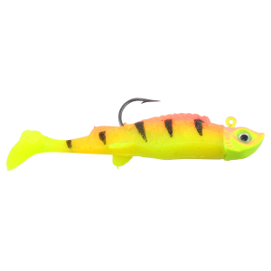 Image of Northland Mimic Minnow Shad Jigs | Bubblegum Tiger; 1/8 oz.