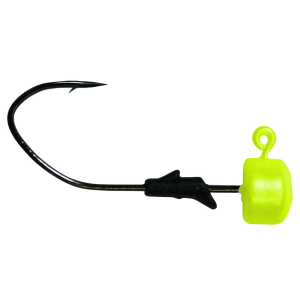 Image of Eagle Claw Lazer Sharp Pro-V Jig Head | Chartreuse; 3/16 oz.