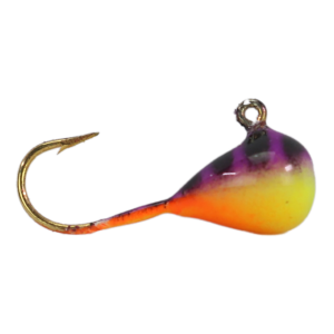 Image of ADK Custom Tungsten Jigs | Purple Tiger; 3 mm